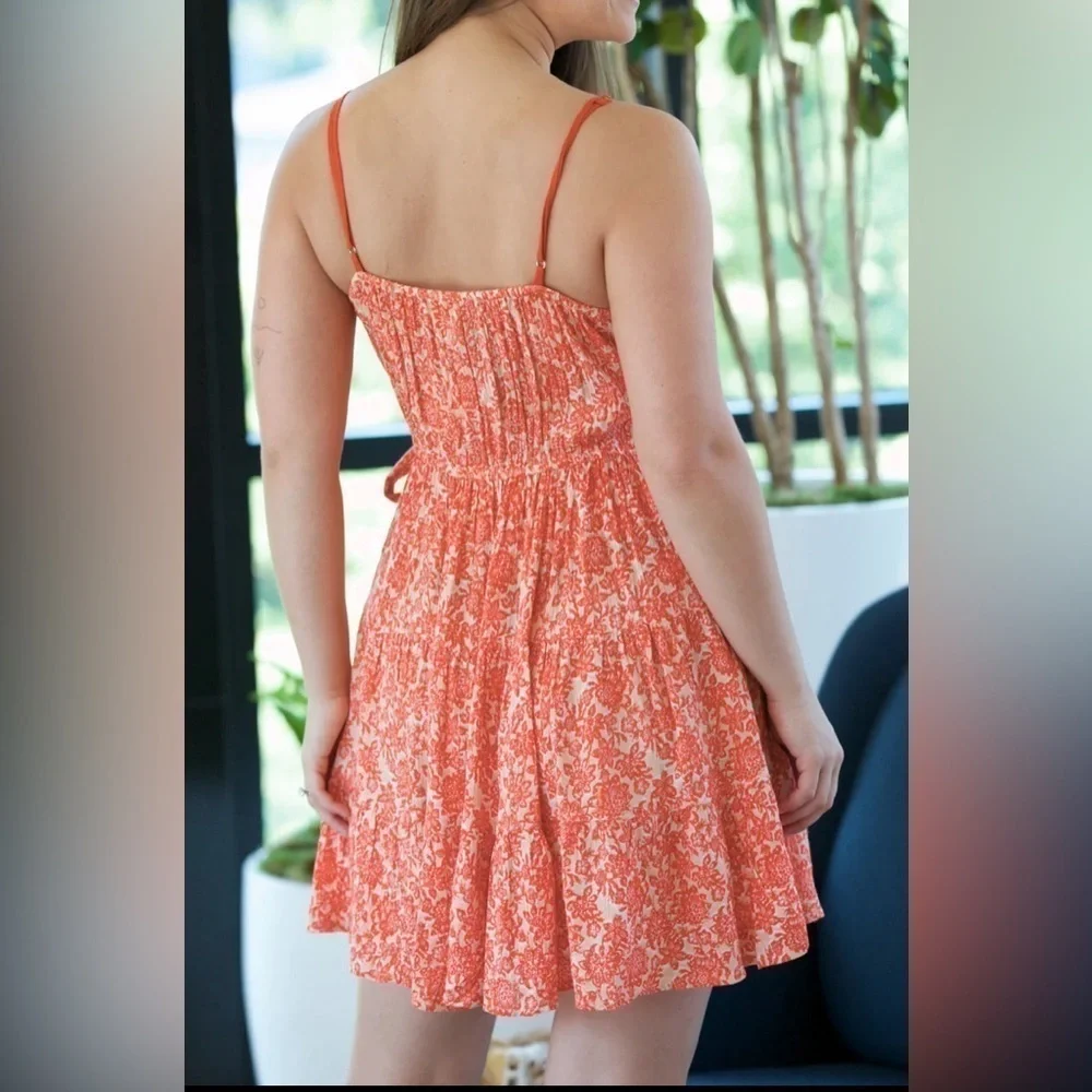 NWT Band of the Free Carolina Wrap Mini Dress Size Medium - Picture 2 of 10